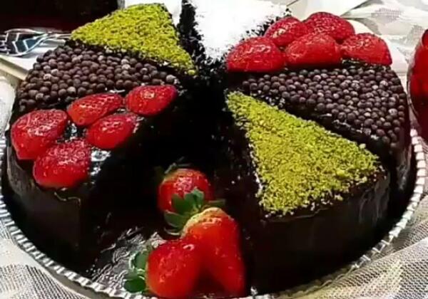 عکس کیک شکلاتی خیس