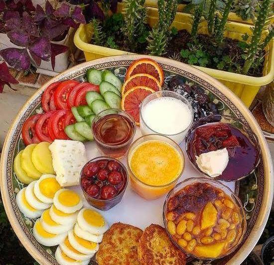 عکس ایده برای صبحانه در طبیعت