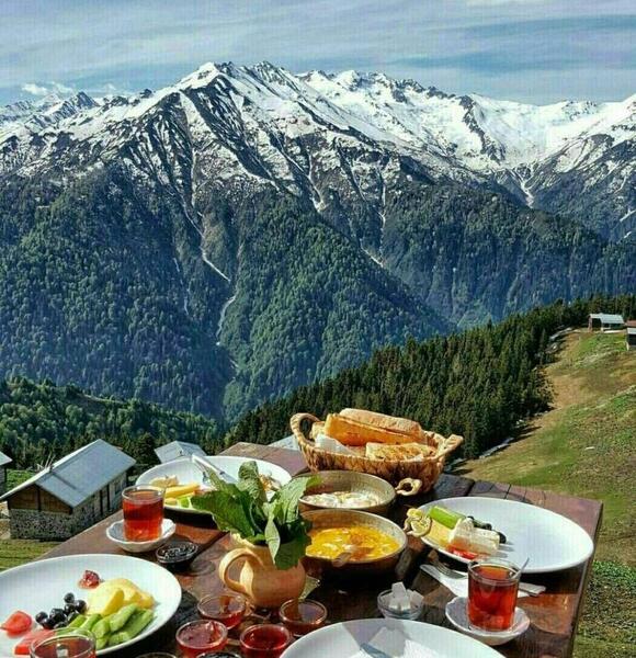 عکس ایده برای صبحانه در طبیعت