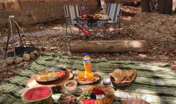 عکس ایده برای صبحانه در طبیعت