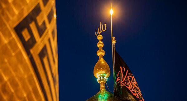 عکس سیاه حرم امام حسین