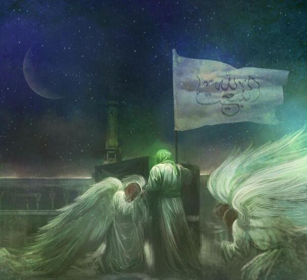 ظهور عکس امام زمان عج در کرج