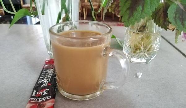 عکس چای نسکافه