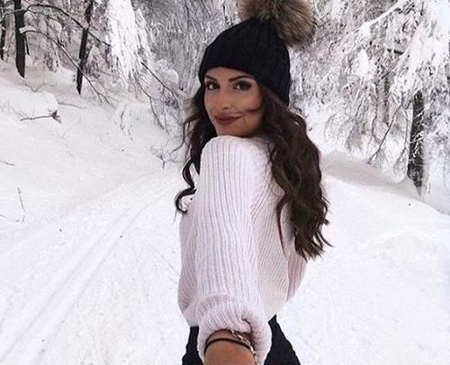 عکس دختر با حجاب زمستانی