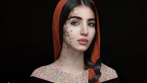 عکس پرتره زن زیبا