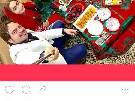 ژست عکس دخترانه شب یلدا