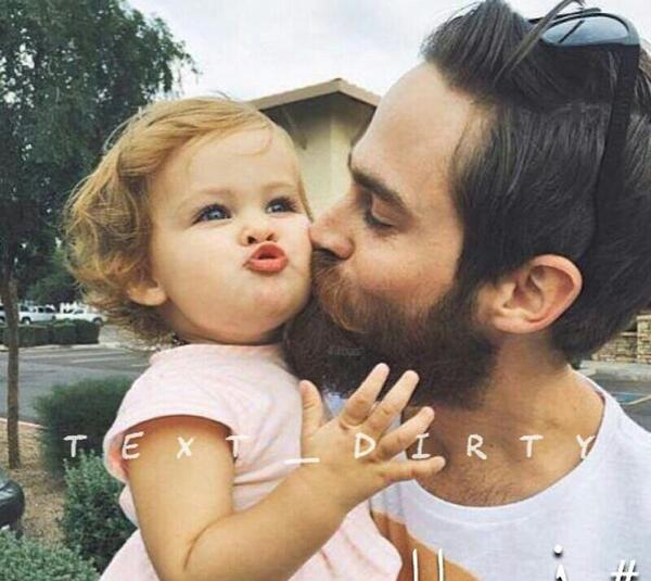 عکس نوشته دختر نفس باباشه