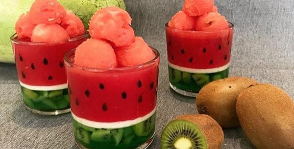 عکس ایده برای شب یلدا ژله