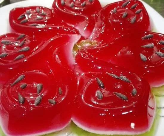 عکس ایده برای شب یلدا ژله