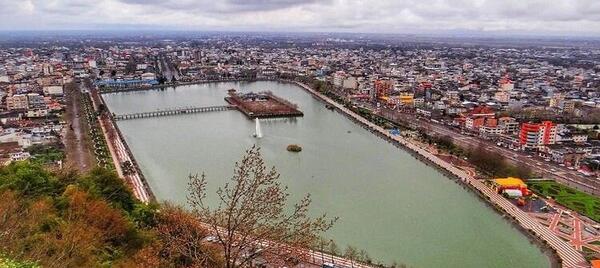 عکس هوایی لاهیجان