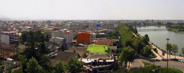 عکس هوایی لاهیجان