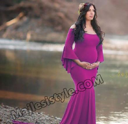 عکس لباس مجلسی زنانه حامله