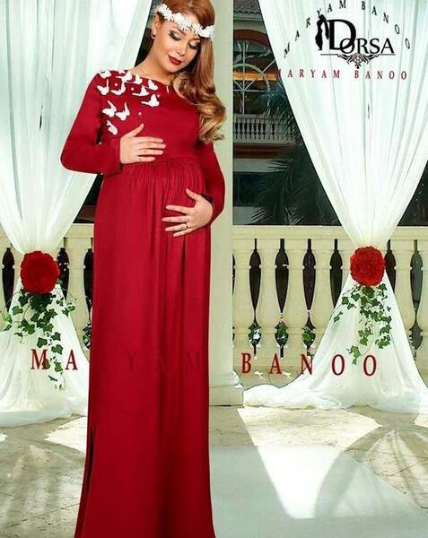 عکس لباس مجلسی زنانه حامله