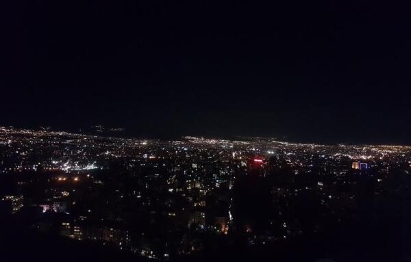 عکس شب های بام تهران