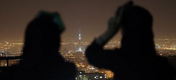 عکس شب های بام تهران