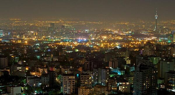 عکس شب های بام تهران