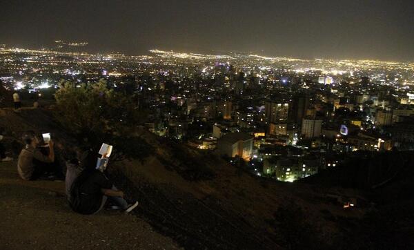 عکس شب های بام تهران