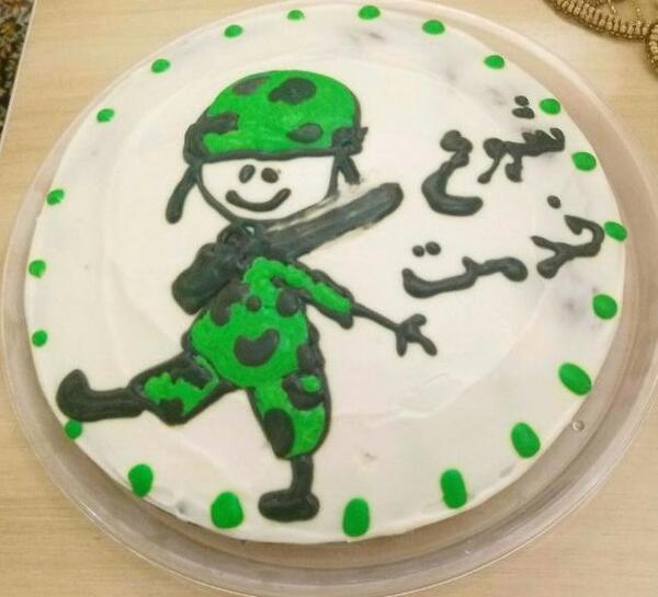 عکس کیک سربازی