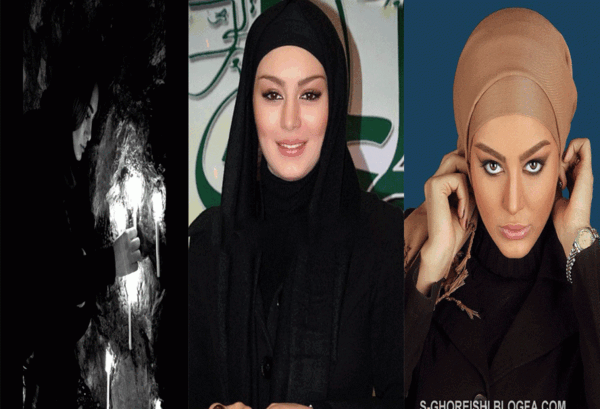عکس با حجاب سحر قریشی