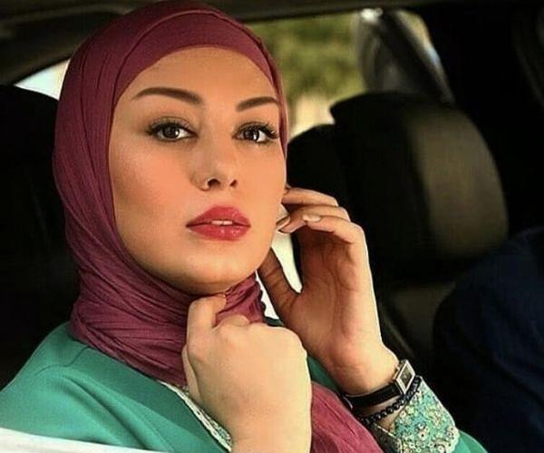 عکس با حجاب سحر قریشی