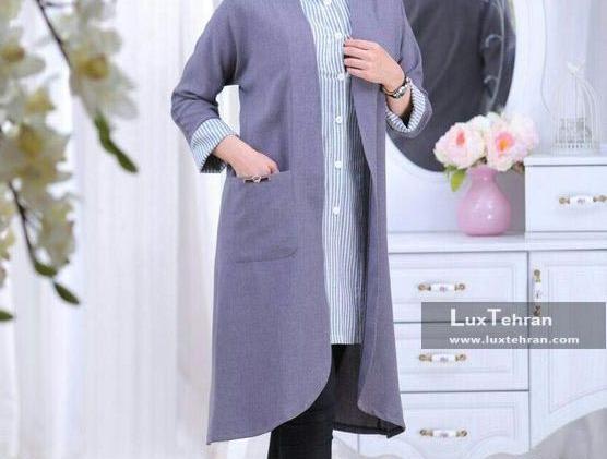 عکس مدل مانتو دخترانه زیر و رو