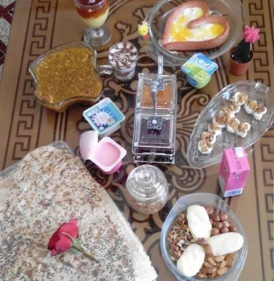 عکس ایده تزیین صبحانه عروس