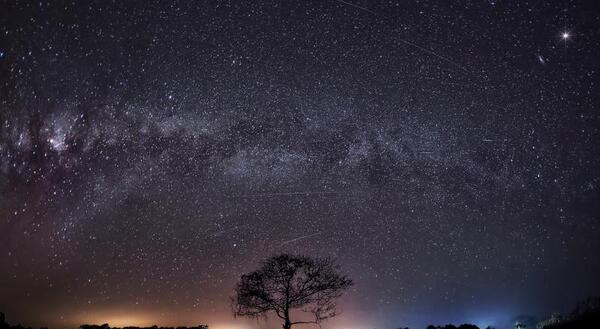 عکس شهاب باران دیشب