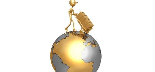 عکس کره زمین طلایی