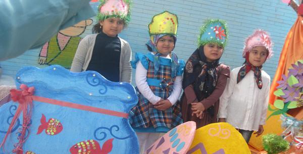 عکس سفره هفت سین پیش دبستانی