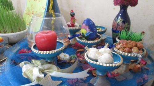 عکس سفره هفت سین پیش دبستانی