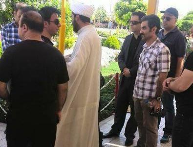 عکس فوت پدر داریوش فرضیایی