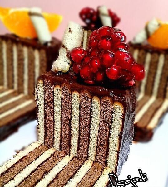 عکس کیک یخچالی