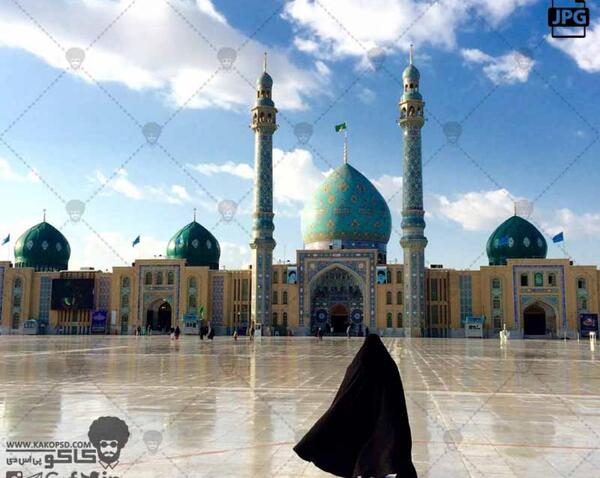 عکس دختر باحجاب در جمکران