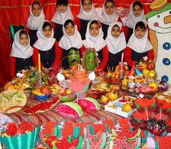 عکس یلدا پیش دبستانی