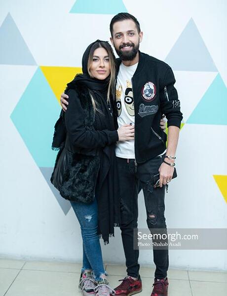 عکس جواد نکایی و همسرش