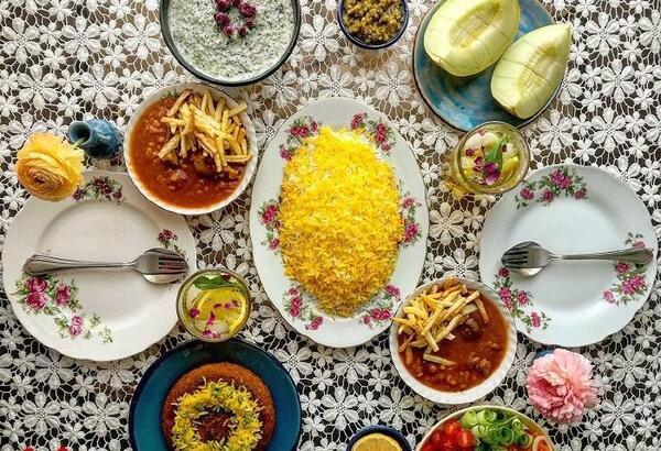 عکس غذا برای افطار