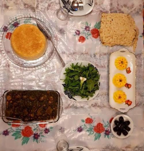 عکس غذا برای افطار