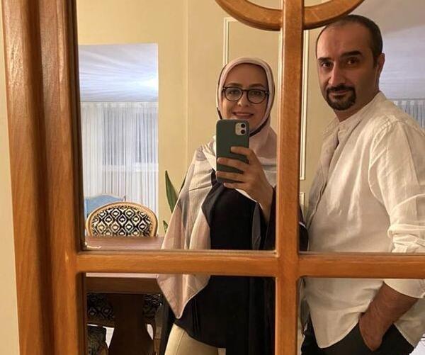 عکس زینب زارع وهمسرش