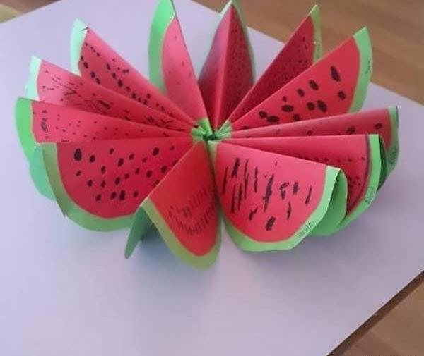 عکس ایده برای شب یلدا با کاغذ رنگی