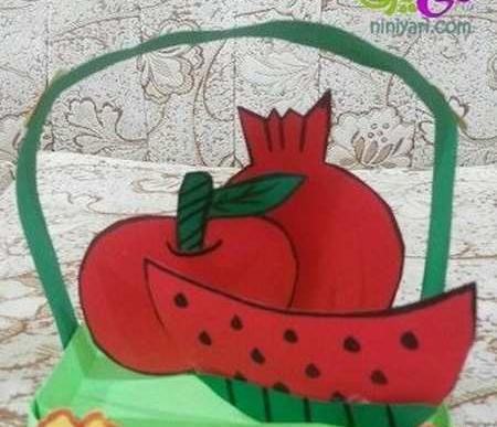 عکس ایده برای شب یلدا با کاغذ رنگی