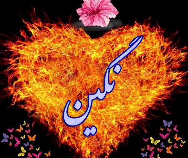 عکس نوشته زیبای اسم نگین
