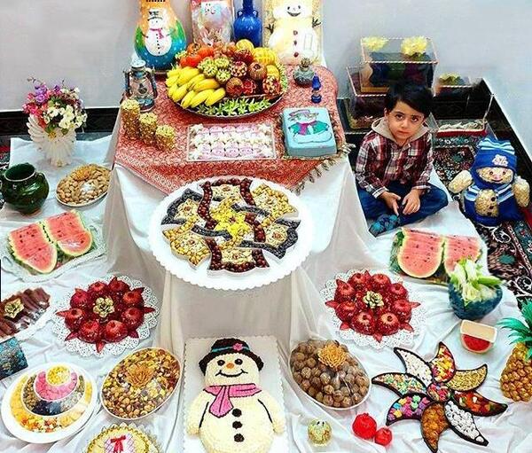 عکس ایده برای آجیل شب یلدا