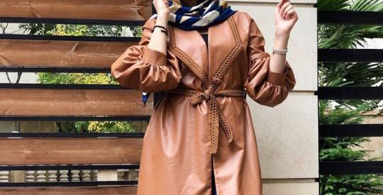 عکس مدل مانتو جدید قهوه ای
