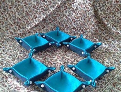 عکس ایده سفره هفت سین نمدی