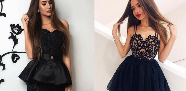 عکس لباس مجلسی کوتاه نیم تنه