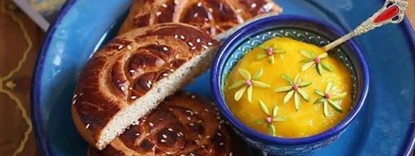 عکس حلوا زرده همدان