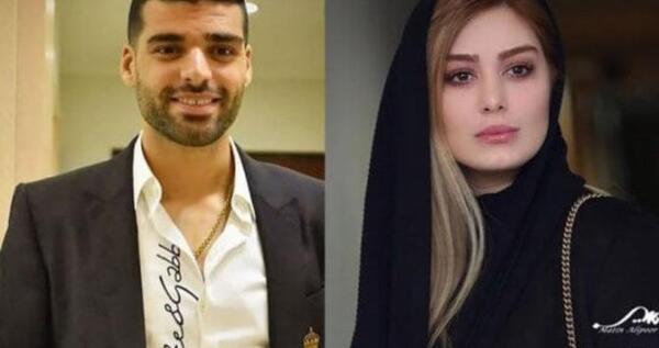 عکس سحر قریشی با مهدی طارمی