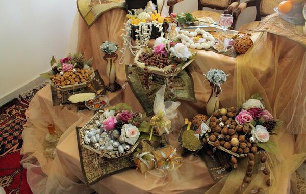 عکس قران سر سفره عقد