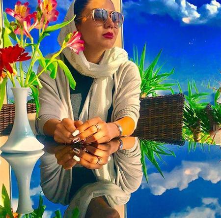 عکس آزاده زارعی در سریال آوای باران