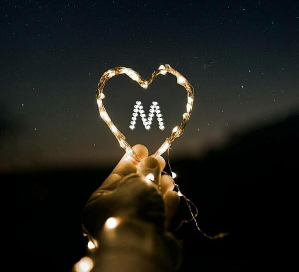 عکس عاشقانه حرف m